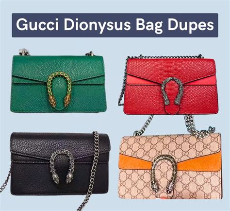 gucci dionysus bag dupes